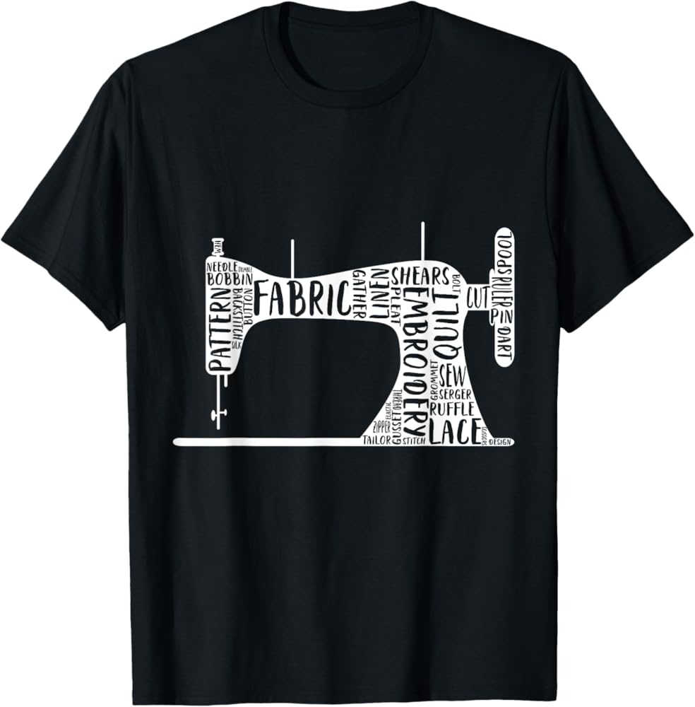 Amazon.com: Sewing Machine T-Shirt : Clothing, Shoes & Jewelry